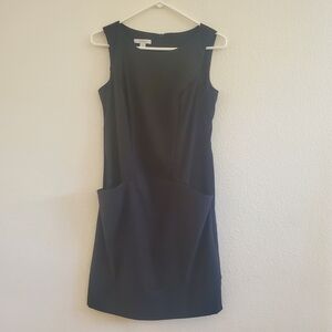 dressbarn Sleek Black Sleeveless Sheath Dress Size 4